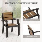 Cozyman 7-Piece Patio Table and Chairs Set