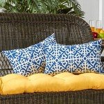Azure Outdoor Rectangle Throw Pillow Set of 2