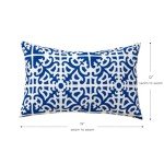 Azure Outdoor Rectangle Throw Pillow Set of 2