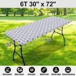Waterproof Fitted Picnic Table Cover for 6 Foot Tables