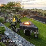 LUE BONA Folding Adirondack Chair Set of 2