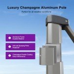 10' x 10' Champagne Square Patio Umbrella