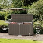 TARKARI 100 Gallon Waterproof Outdoor Storage Box