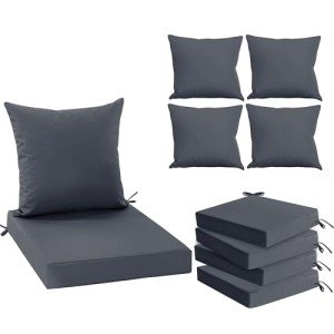 Summsun Water Resistant Patio Chair Cushion Set