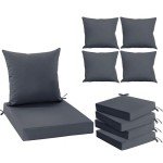 Summsun Water Resistant Patio Chair Cushion Set