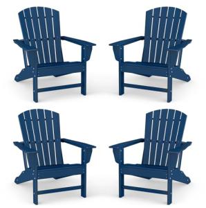 BRIOPAWS Oversized Adirondack Chairs Set of 4