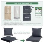 Summsun Water Resistant Patio Chair Cushion Set
