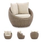 Ashley DANSON Swivel Lounge Chairs with Cushions, 2-Pack