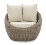 Ashley DANSON Swivel Lounge Chairs with Cushions, 2-Pack