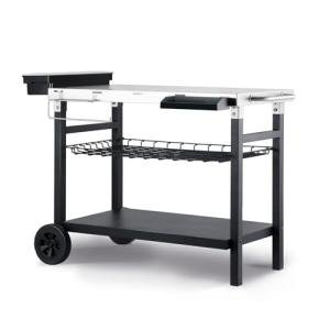 Pittazero Movable Outdoor Grill Cart with Storage