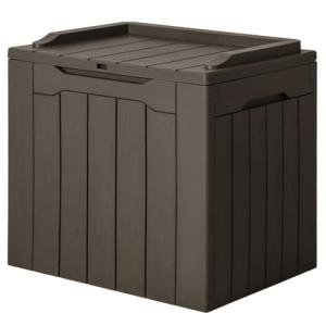 JUMMICO Waterproof 31 Gallon Resin Deck Box