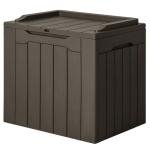 JUMMICO Waterproof 31 Gallon Resin Deck Box