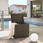 JUMMICO Waterproof 31 Gallon Resin Deck Box