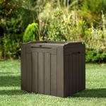 JUMMICO Waterproof 31 Gallon Resin Deck Box