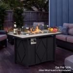 Yaheetech 43” Propane Fire Pit Table with Cover