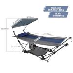 RedSwing Portable Folding Hammock with Canopy & Stand