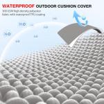 Waterproof Patio Chair Cushions Set of 4