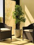 Kante 18" Round Concrete Planter for Home Garden