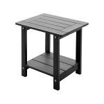 Weather Resistant Black Adirondack Side Table