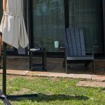 Weather Resistant Black Adirondack Side Table