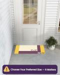 DEXI Heavy Duty Non-Slip Blue Doormat 3x2