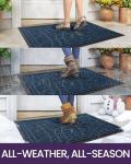 DEXI Heavy Duty Non-Slip Blue Doormat 3x2