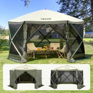 VEVOR 12x12ft Outdoor Gazebo Tent with Netting