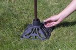 Heavy-Duty Cast Iron Torch Stand for Outdoors