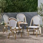 Philomena Outdoor Bistro Chairs Set of 4