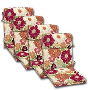 Set of 4 Sorbet Floral Outdoor Chair Cushions