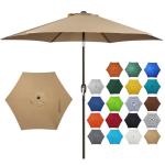 Blissun 7.5 ft Outdoor Patio Umbrella - Tan