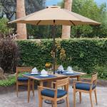 Blissun 7.5 ft Outdoor Patio Umbrella - Tan