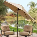 Blissun 7.5 ft Outdoor Patio Umbrella - Tan