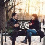 Outvita 50" Floral Design Metal Garden Bench