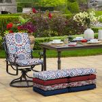 Arden Rain-Proof Midback Chair Cushion, Clark Blue