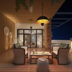 Hanging Electric Infrared Patio Heater with Adjustable Modes