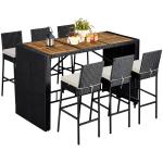 7 Piece Acacia Wood Patio Dining Set