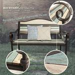 45-Inch Cast Iron Garden Bench Seat