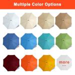 9 ft Turquoise Patio Umbrella Replacement Canopy