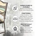 45-Inch Cast Iron Garden Bench Seat
