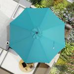 9 ft Turquoise Patio Umbrella Replacement Canopy
