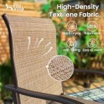 Set of 4 Swivel Outdoor Bar Stools