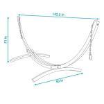 Sunnydaze Wooden Hammock Stand for Two