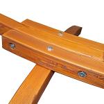 Sunnydaze Wooden Hammock Stand for Two