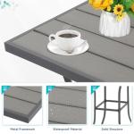 Verano 3-Piece Outdoor Bar Set with Cushions