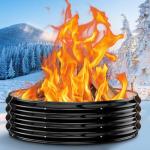 Heavy Duty 60" Fire Pit Ring for Outdoor Use