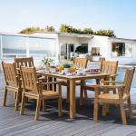 YEFU 7-Piece Outdoor Dining Set with Umbrella Hole