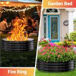 Heavy Duty 60" Fire Pit Ring for Outdoor Use