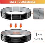 Heavy Duty 60" Fire Pit Ring for Outdoor Use