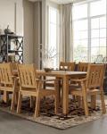YEFU 7-Piece Outdoor Dining Set with Umbrella Hole